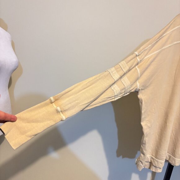 Free People Movement All Stars Layer Long Sleeve Top Latte - Picture 6 of 15